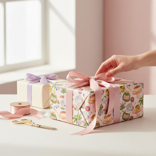 Cosy Home Illustrated Gift Wrap