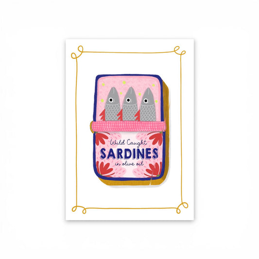 A4 Art Print: Sardine Tin