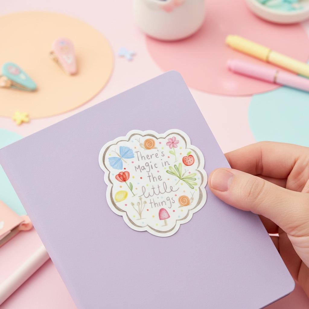 There’s Magic in the Little Things Vinyl Sticker: Permanent Decal