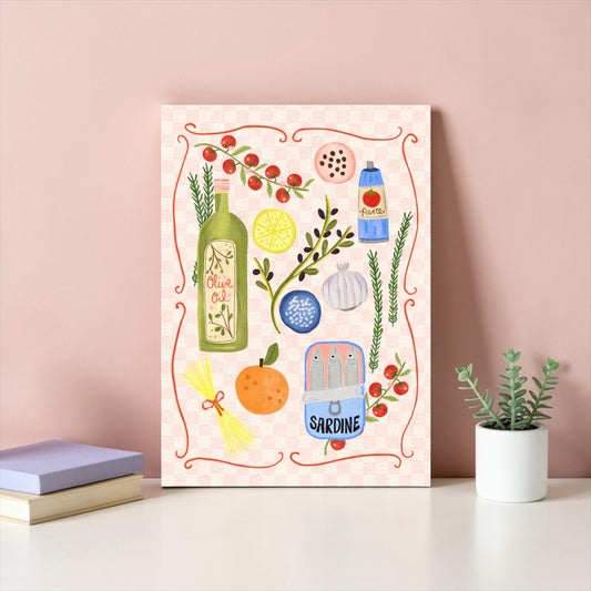 A4 Art Print: Italian Kitchen