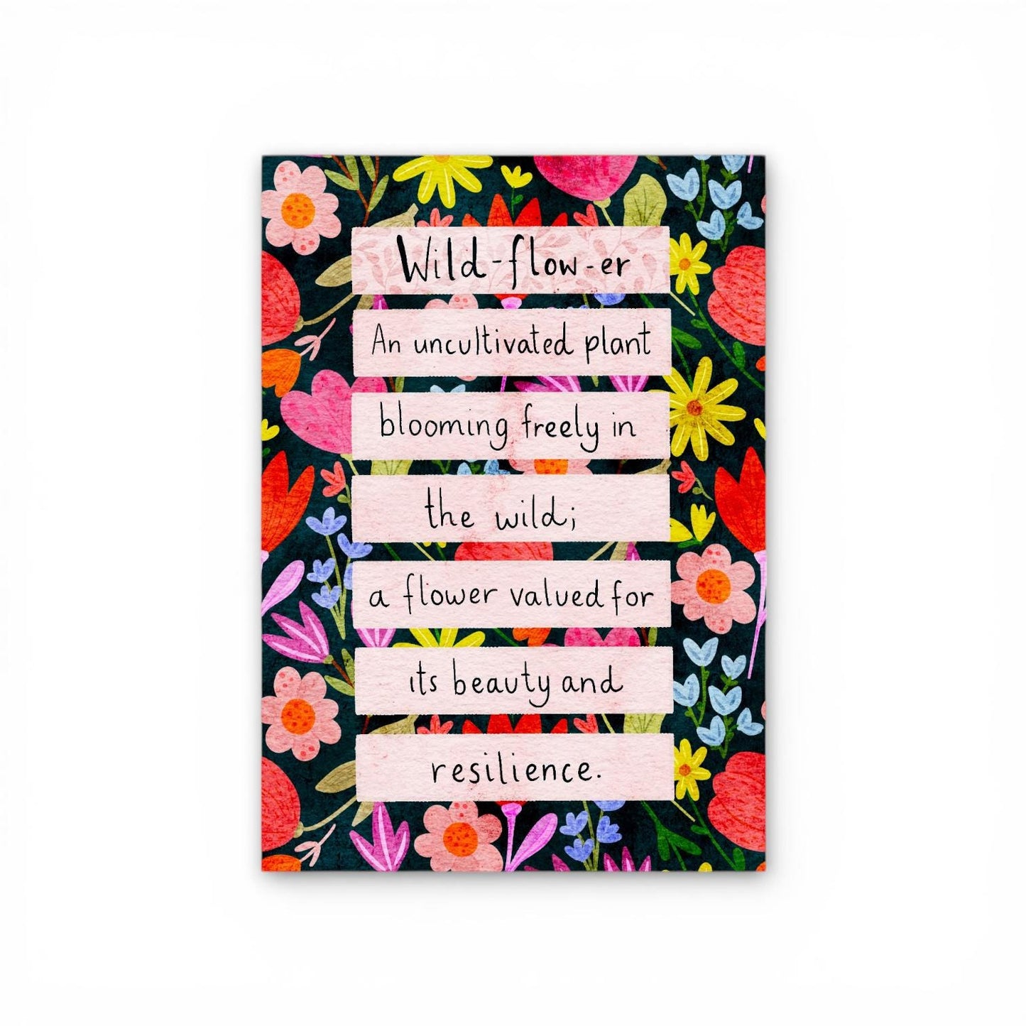 A4 Art Print: Wildflowers Definition
