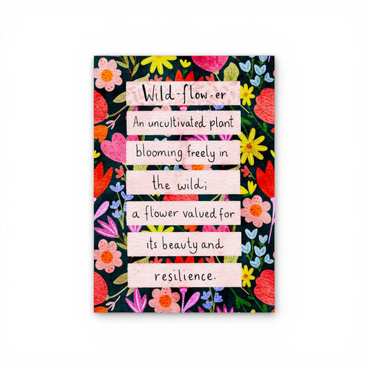 A4 Art Print: Wildflowers Definition