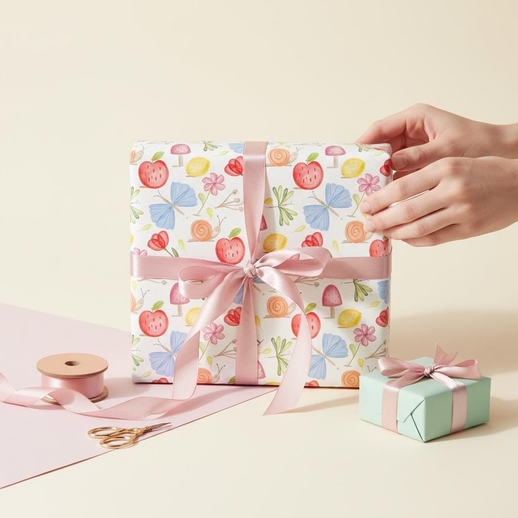 Little Things Illustrated Gift Wrap