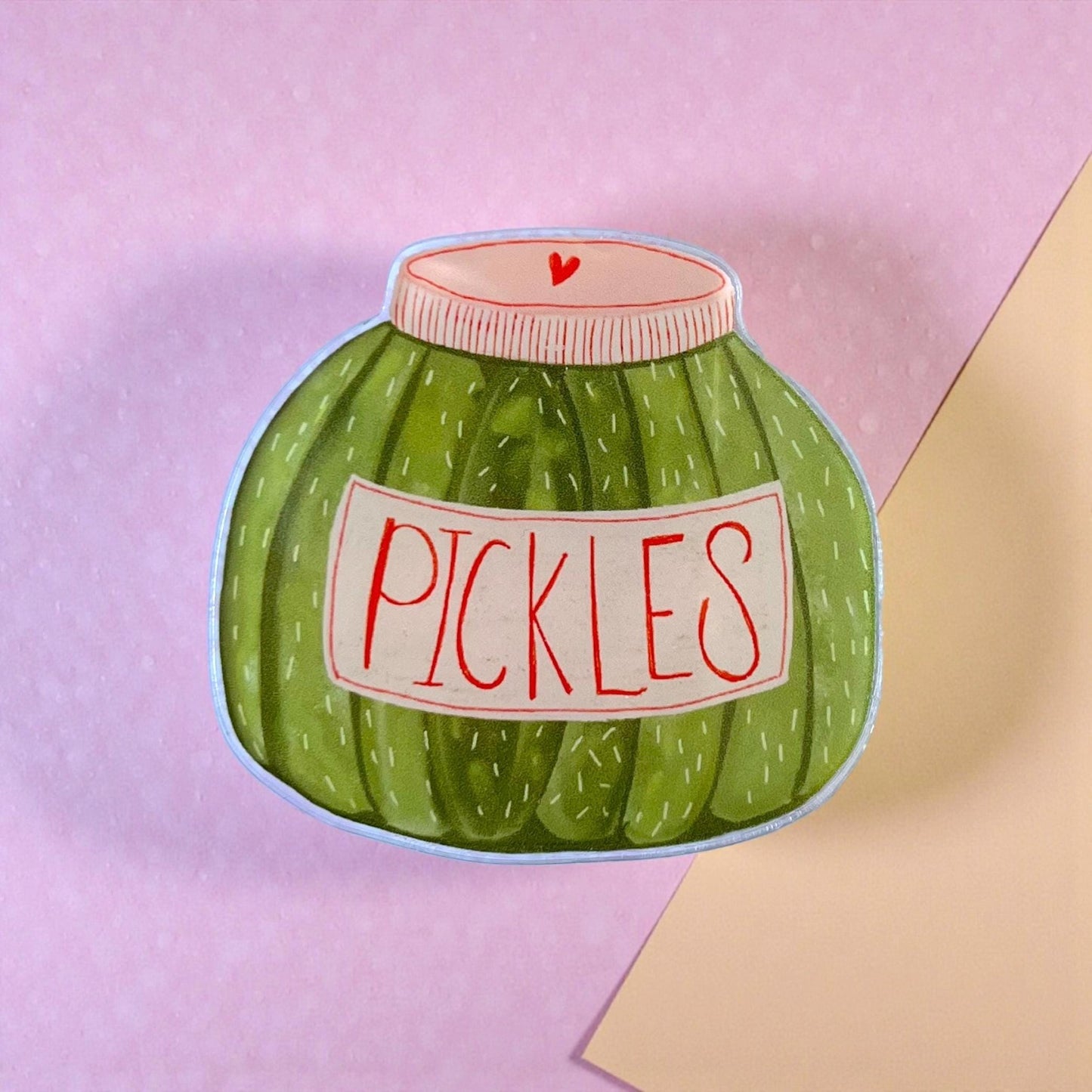Fridge Magnet: Pickle Jar