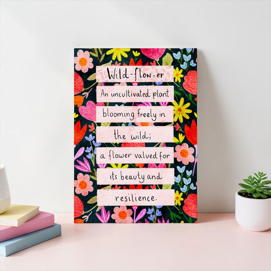 A4 Art Print: Wildflowers Definition