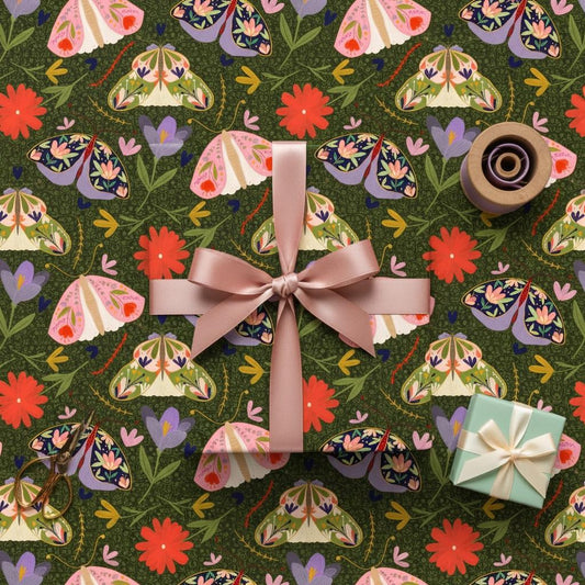 Summer Evening Illustrated Gift Wrap