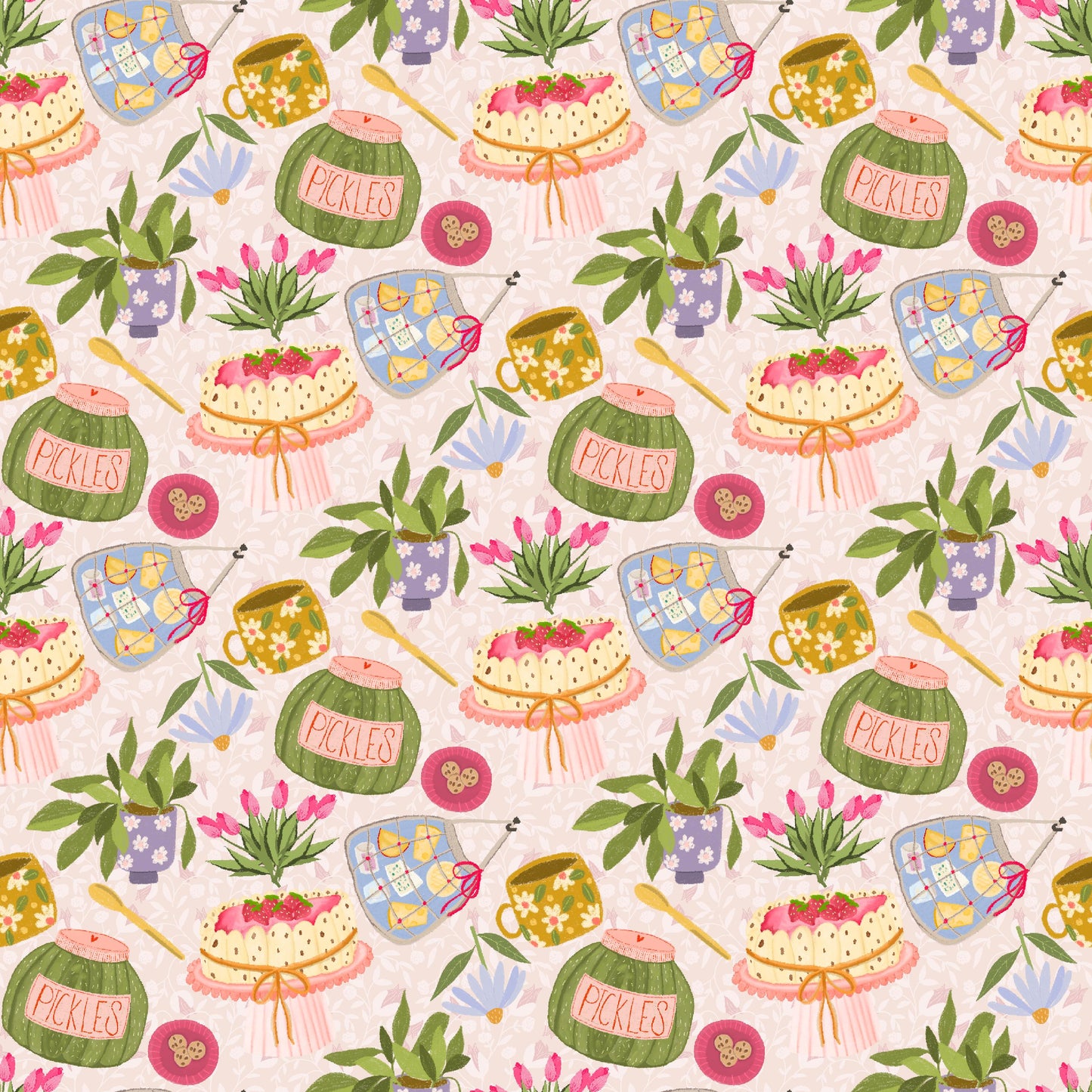 Cosy Home Illustrated Gift Wrap
