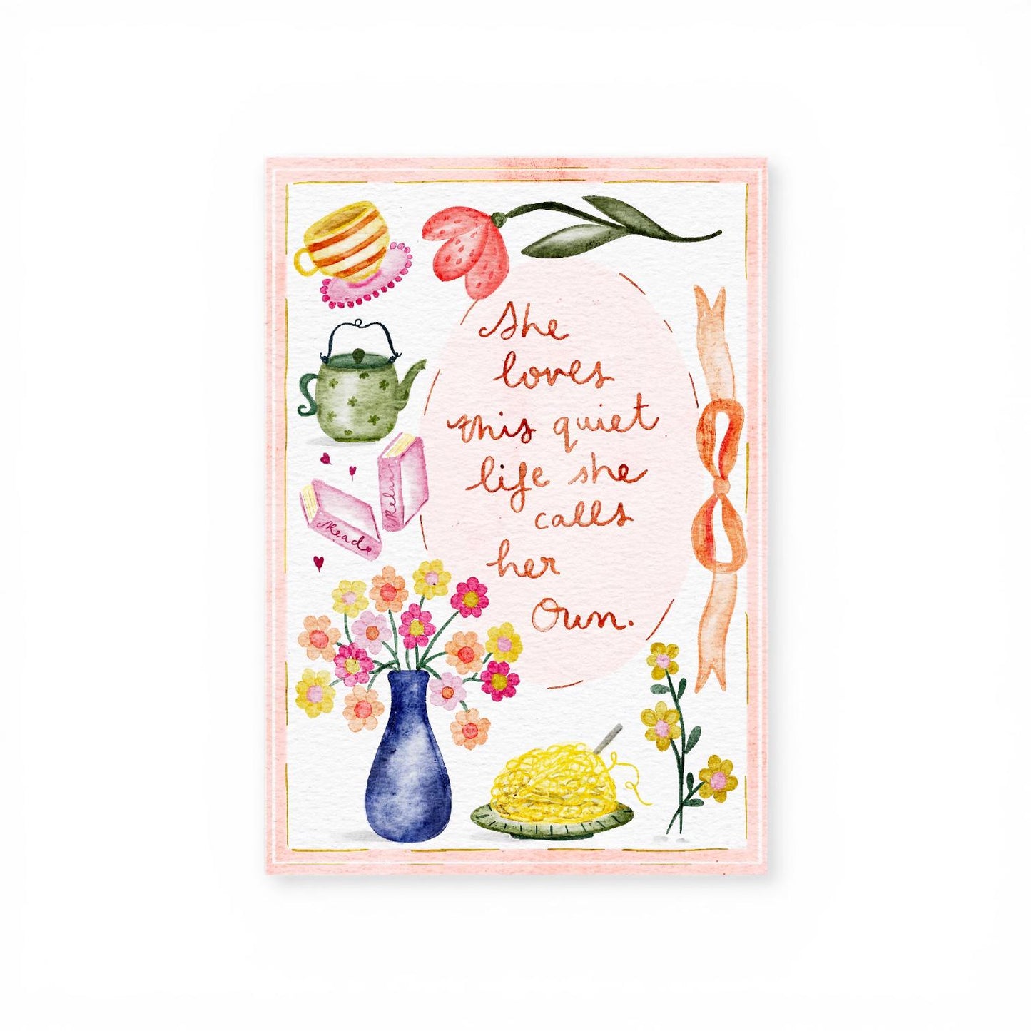 A4 Art Print: She Loves This Quiet Life