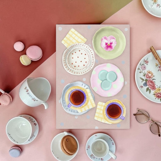 A4 Art Print: Table Spread