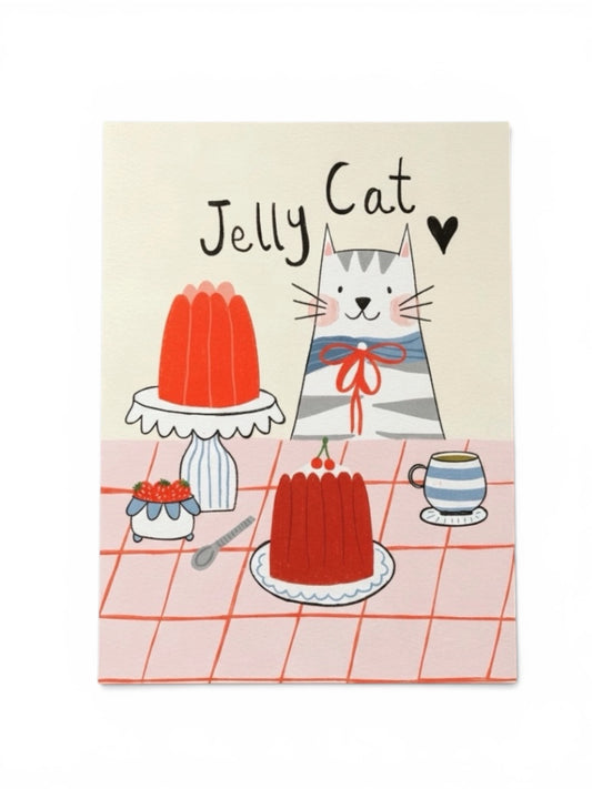 A4 Art Print: Jelly Cat