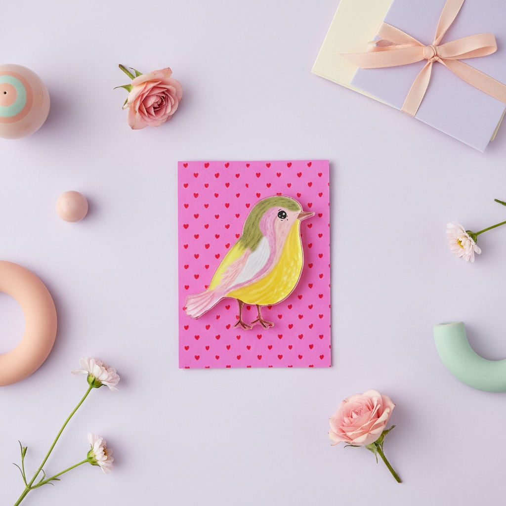 Magnet: Little Illustrated Bird