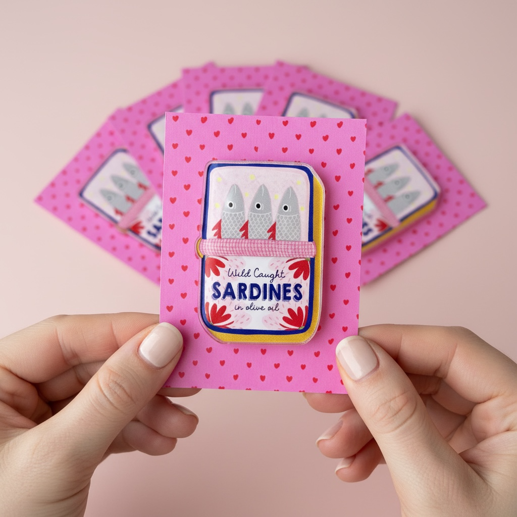 Magnet: Sardine Tin