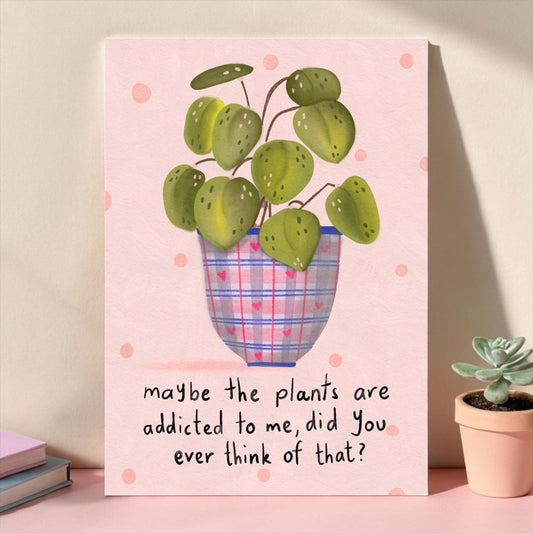 A4 Art Print: Plant Quote