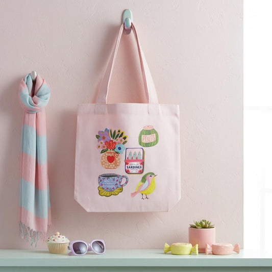 100% Cotton Canvas Tote Bag - Sweet Things