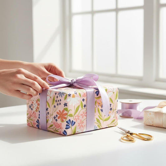 Pretty Flowers Illustrated Gift Wrap
